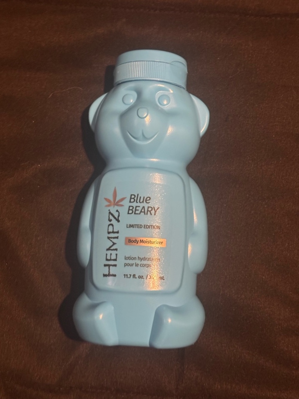 Hempz Blue Beary Kids Body Moisturizer - Baby Blue Bear Bottle